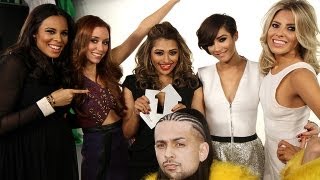 The Saturdays find out theyre No 1 [upl. by Nnaeed]