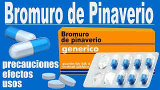 BROMURO DE PINAVERIO para que sirve reacciones intestino irritable colicos espasmos [upl. by Oneil127]