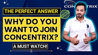 Concentrix Interview Questions and Answers  Why do you want to join Concentrix [upl. by Ecinnej]