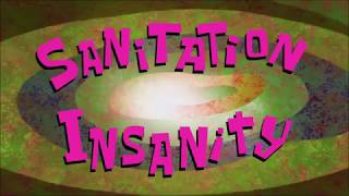 SpongeBob SquarePants Sanitation InsanityBunny Hunt  Title cards HD [upl. by Kerwin]