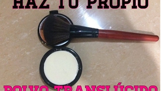 Como hacer POLVO TRANSLUCIDO  DIY Makeup  Kystutorial [upl. by Yreffoeg]