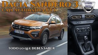 Dacia Sandero 3  Caja Automática CVT  TODO lo que DEBES SABER [upl. by Yuu]