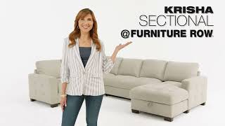 Bring Style and Comfort Into Your Home With the Krisha From Furniture Row [upl. by Hansel]