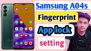 Samsung a04s fingerprint app lockSamsung a04s me app lock kaise kareSamsung a04s apps lock setting [upl. by Risley]