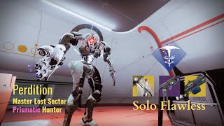 Perdition Solo Flawless Master Lost Sector  Prismatic Hunter [upl. by Cope]