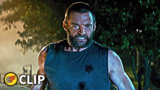 X24 vs Henchmen  Logan 2017 Movie Clip HD 4K [upl. by Schwartz]