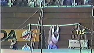 3rd AA Ecaterina Szabo UB  1983 World Gymnastics Championships 9950 [upl. by Aniger]