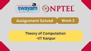 Theory of Computation Week 2  NPTEL ANSWERS  MYSWAYAM nptel nptel2024 myswayam [upl. by Duile]