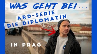 Was geht beiden Dreharbeiten zu quotDIE DIPLOMATINquot in Prag 004 [upl. by Ardnoed]