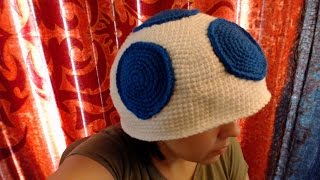 ToadstoolMushroom Hat Crochet Tutorial 3 [upl. by Noirod]