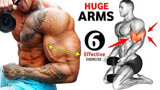 Biceps and Triceps workout at gym  6 effective exercises [upl. by Euqinoj]