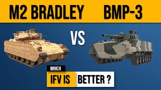 US M2 Bradley vs Russias BMP 3  Which IFV is better [upl. by Ayotnahs]