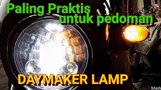 Cara install lampu DAYMAKER paling praktis amp mudah [upl. by Niwle978]