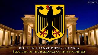 National Anthem of Germany DEEN lyrics  Deutsche Nationalhymne [upl. by Enomahs]