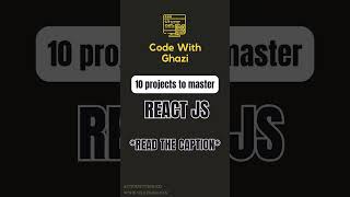 🔥 Level up your React JS skills with these 10 handson projects 👇 [upl. by Hadley251]