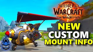 NEW Customizations For The Delvers Dirigible CUSTOMIZABLE Mount amp MORE WoW NEWS [upl. by Zawde187]