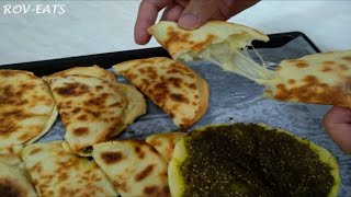 ZAATAR amp CHEESE MANAKISH zaatar manakish [upl. by Hildy]