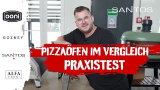 🍕PIZZAOFEN IM VERGLEICH  Pizzaofen für Zuhause  Test von 🍕Ooni  Gozney  Alfa Forni  SANTOS [upl. by Nadeau]