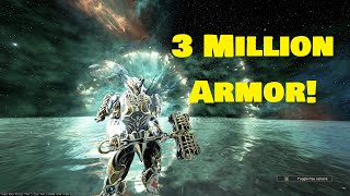 Warframe  Rhino 3 Million Armor Steelpath Solo [upl. by Derayne]