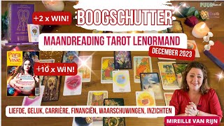 BOOGSCHUTTER DECEMBER 2023 LIEFDE EERLIJKHEID amp MAGISCHE ZEKERHEID  TAROT MIREILLE VAN RIJN [upl. by Fiedler606]