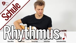 Rhythmus lernen  Gitarrenschule [upl. by Kyre77]