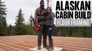 Off Grid Cabin Build  Framing the Floor Joists [upl. by Doreen]