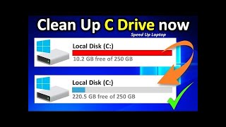 How to Clean C Drive In Windows 10 Make Your PC Faster  Tech amp Technology [upl. by Anna-Maria675]