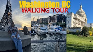 Washington DC Walking Tour DC Wharf washingtondc walkingtour foryou visitdc [upl. by Epp]