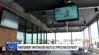 Montgomery Whitewater hosts Olympics watch party [upl. by Ennyroc]