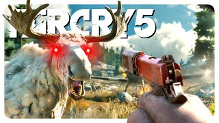 Using my pet BEAR to hunt a ZONKED MOOSE ᵃⁿᵈ ᵍʳᵒʷᶦⁿᵍ ᵐʸ ʰᵃʳᵉᵐ  Far Cry 5 5 [upl. by Savanna]