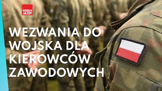 Wezwania do wojska dla kierowców zawodowych  Fakty OSK [upl. by Vivian299]