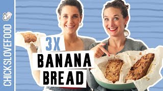 BANANENBROOD 3X ZELF MAKEN  CHICKSLOVEFOOD [upl. by Fredric]