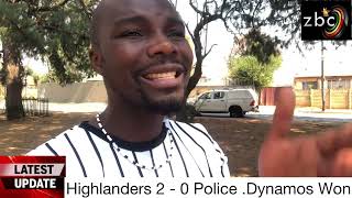 Dynamos Vs Highlanders Fans beat Police at Barbourfields Stadium [upl. by Eilak]