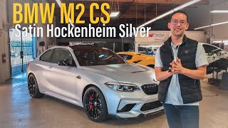 2021 BMW M2 CS Satin Hockenheim Silver [upl. by Akiem756]