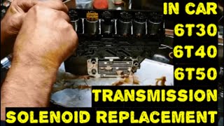 How 6T40 TRANSMISSION SOLENOID Remove amp Replace 6T30 6T35 6T40 6T45 6T50 Holden Chevrolet GMC [upl. by Henryk]