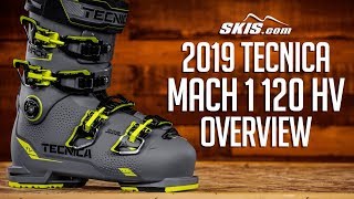 2019 Tecnica Mach 1 120 HV Mens Boot Overview by SkisDotCom [upl. by Stephanus]