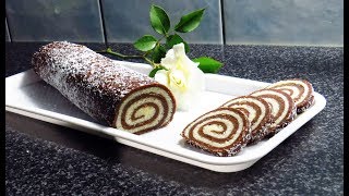 Kokos rolada  Coconut roulade [upl. by Dnomde]