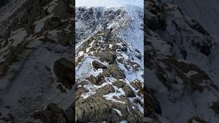 striding edge snow lakedistrict climbing [upl. by Bradstreet]