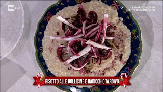 Risotto alle bollicine e radicchio  È sempre mezzogiorno 19122023 [upl. by Itsud71]