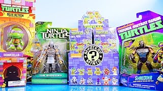 TMNT Mega Unboxing Funko Pop Mystery Minis FULL CASE Shredder Toys Kidrobot Blind Box Toy [upl. by Kath]