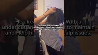 Nettle and Horsetail crown strengthening oil My clients update on his scalp haircare scalp [upl. by Leticia]