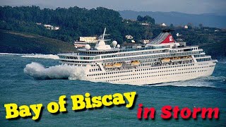 Bay of Biscay in Storm  Danger to Ships [upl. by Suoicserp]