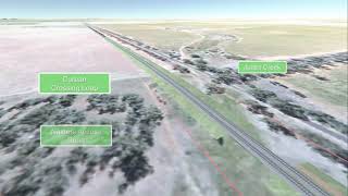 Narromine to Narrabri flythrough 2 – Bardens Road Curban to Manai Road Baradine [upl. by Hilel]