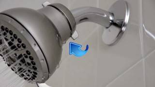 How to Install a Shower Head Fixed Mount  Hidden Pivot Ball [upl. by Ettenauq]