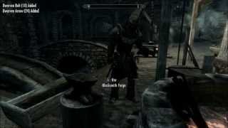 Skyrim arrow crafting bolt crafting and crossbow crafting mod showcase [upl. by Ruthe]