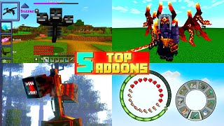 Top 5 best mod for Minecraft pe 120 [upl. by Oirramaj]