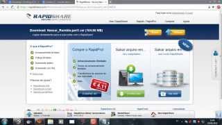 Como baixar arquivos do RapidShare pelo Free Download Manager [upl. by Enailuj]