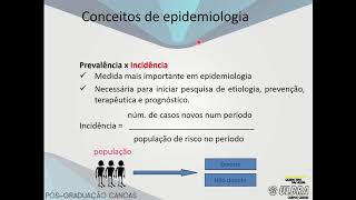 Aula prevalência e incidência risco relativo e absoluto completa [upl. by Einnhoj]