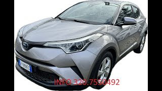 TOYOTA CHR 18 HYBRID BUSINESS KM CERTIFICATI AZIENDALE [upl. by Lomax]