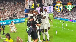 Incredible Scenes As Mbappé Scores His First Goal For Real Madrid At The Santiago Bernabéu [upl. by Gibrian]